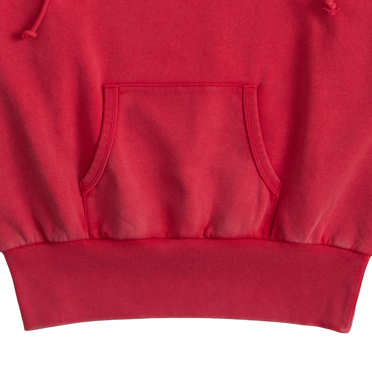 RED SHORT-SLEEVE HOODIE GOSHA RUBCHINSKIY
