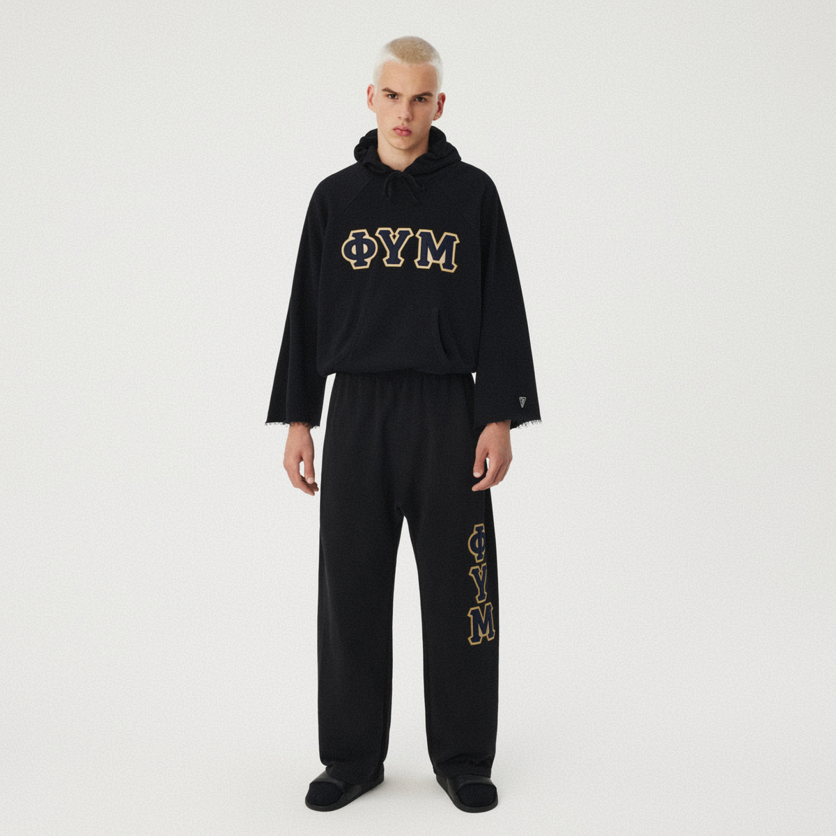 BLACK STRAIGHT-LEG SWEATPANTS GOSHA RUBCHINSKIY