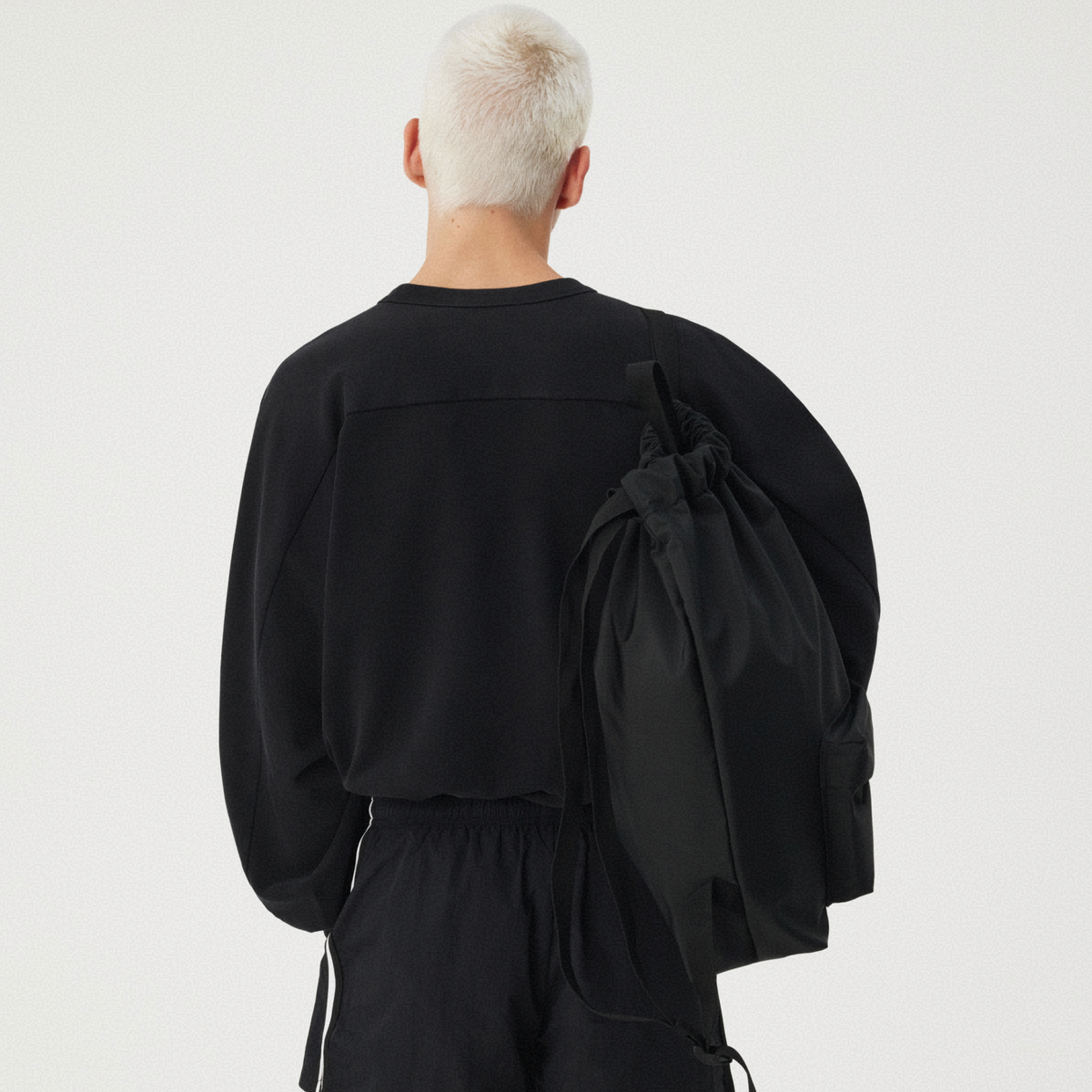BLACK CREWNECK SWEATSHIRT GOSHA RUBCHINSKIY