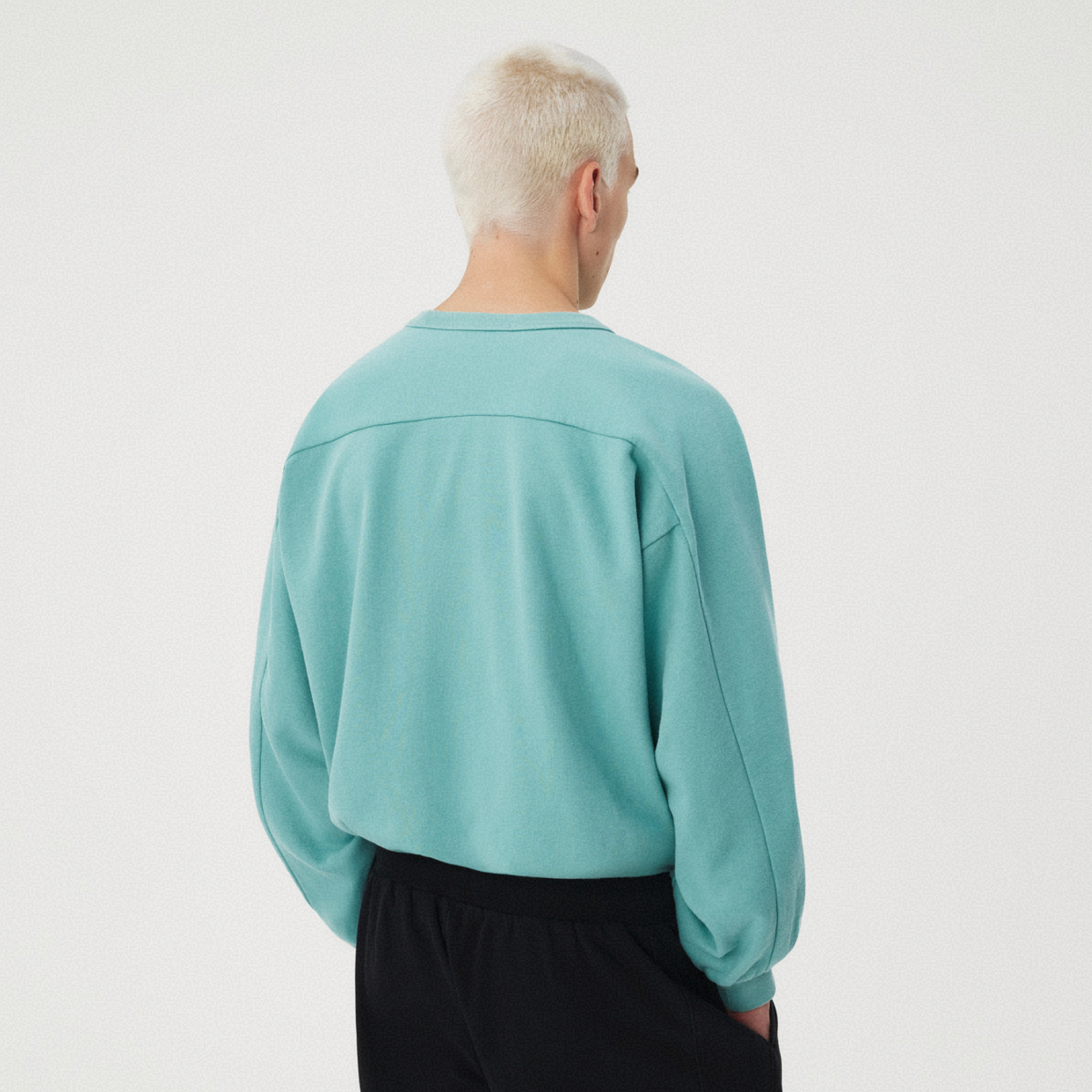 SEA GREEN CREWNECK SWEATSHIRT GOSHA RUBCHINSKIY