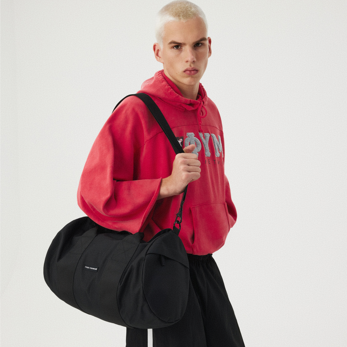 BLACK SPORT DUFFLE BAG GOSHA RUBCHINSKIY