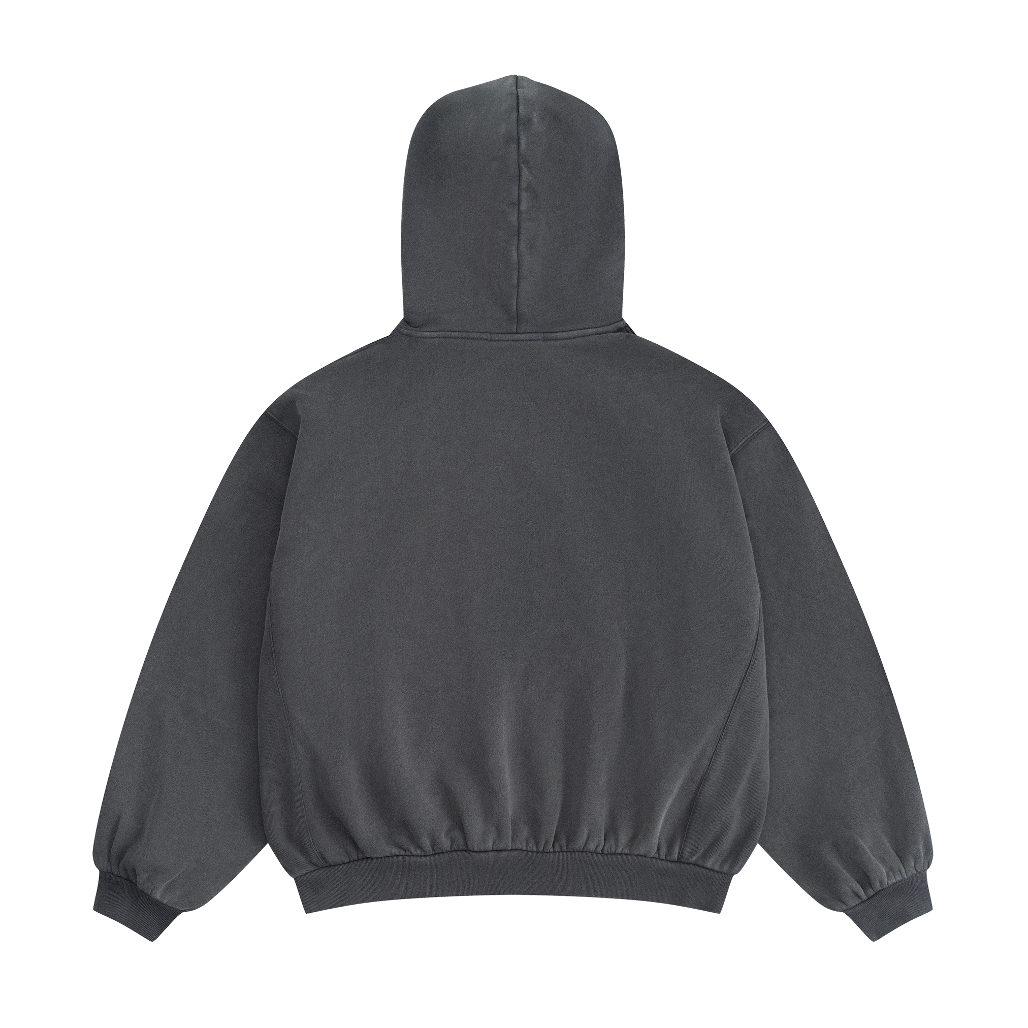 BRUSHED HOODIE WITH CRACKED LOGO - ГОША РУБЧИНСКИЙ