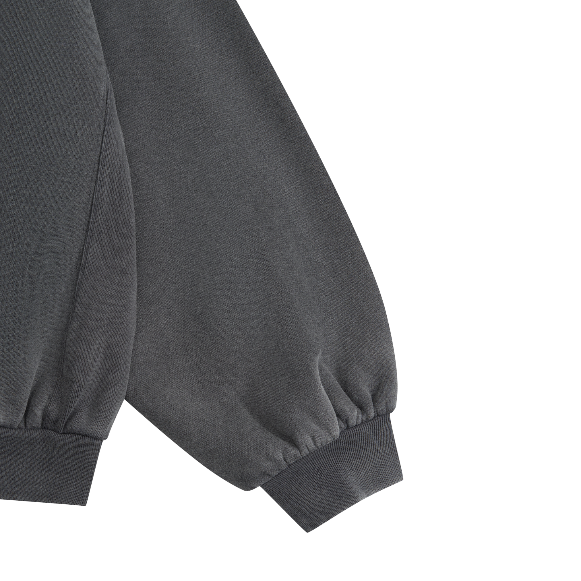 BRUSHED HOODIE WITH CRACKED LOGO - ГОША РУБЧИНСКИЙ