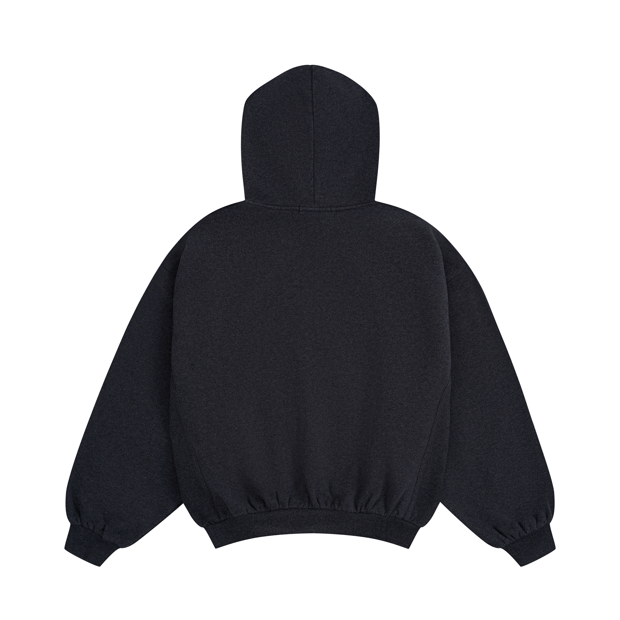 BRUSHED HOODIE WITH CRACKED LOGO - ГОША РУБЧИНСКИЙ