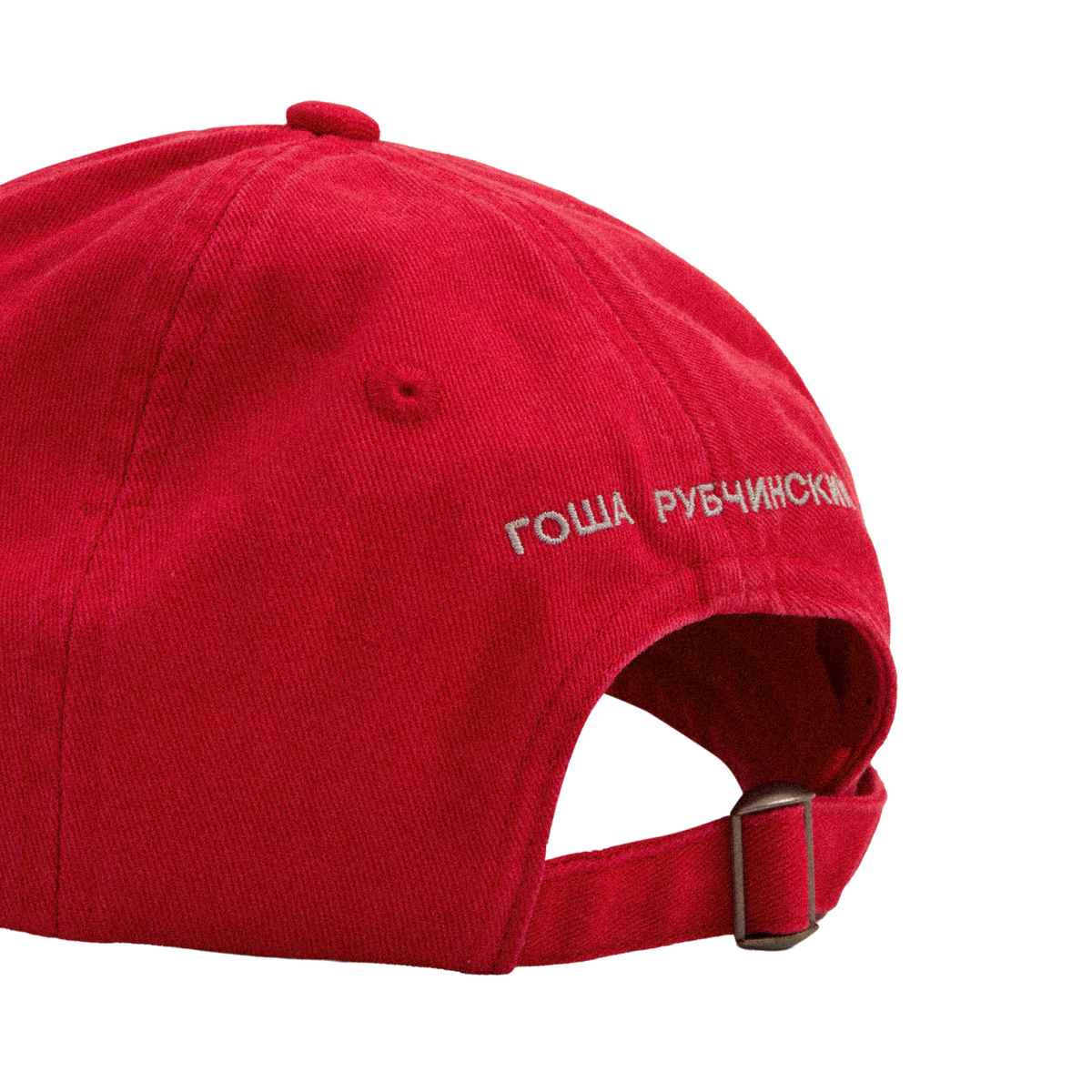 RED BASEBALL CAP GOSHA RUBCHINSKIY