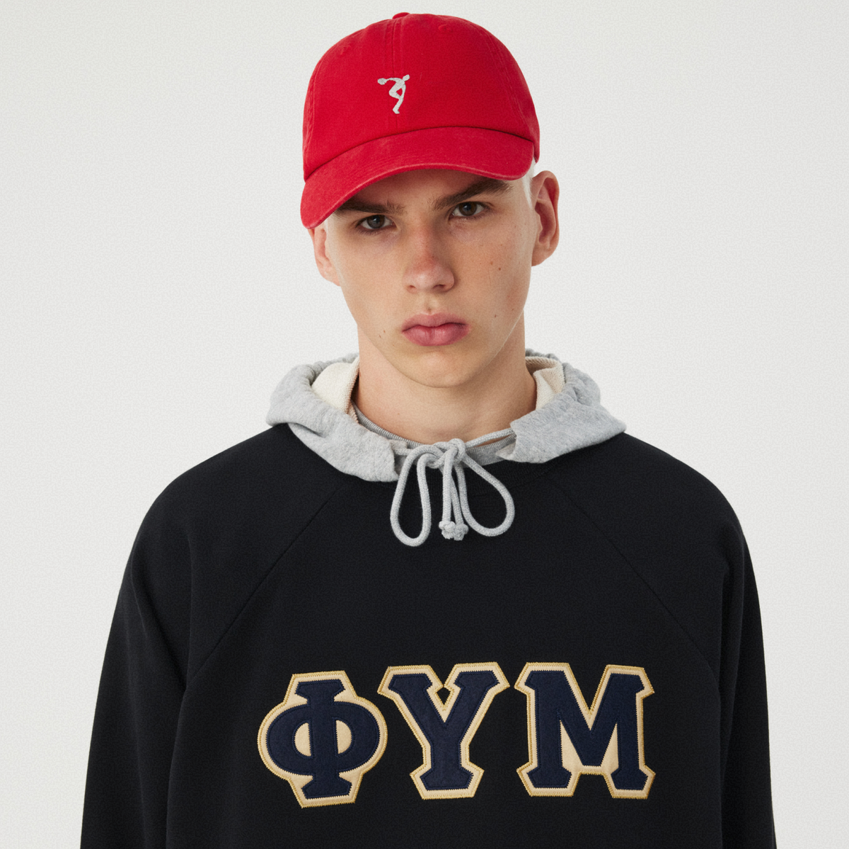 RED BASEBALL CAP GOSHA RUBCHINSKIY