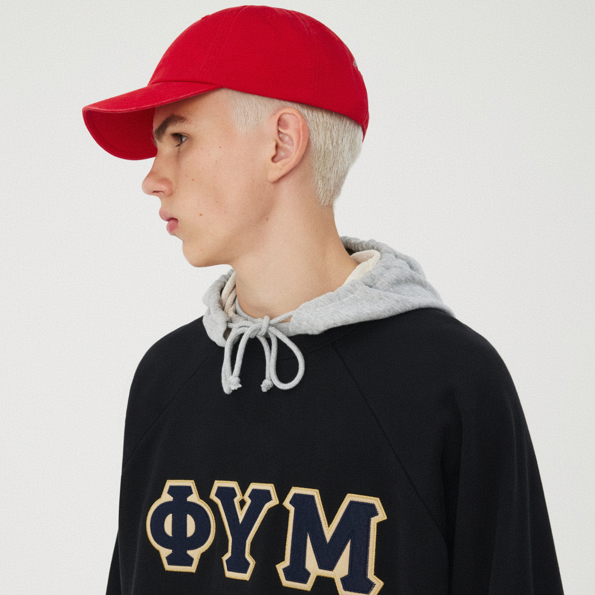 RED BASEBALL CAP GOSHA RUBCHINSKIY