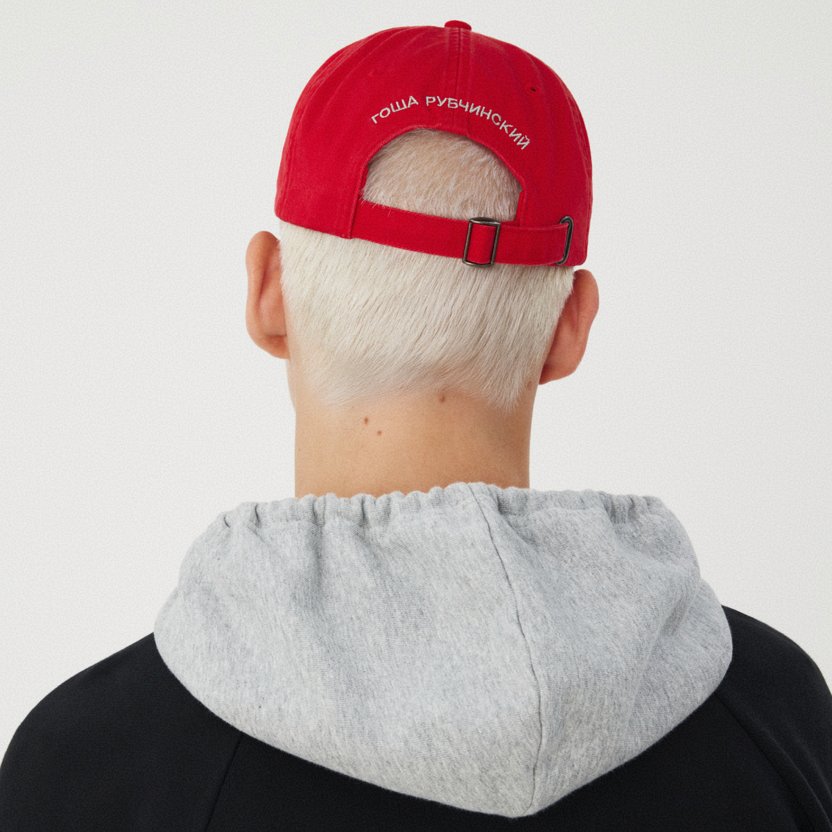 RED BASEBALL CAP GOSHA RUBCHINSKIY