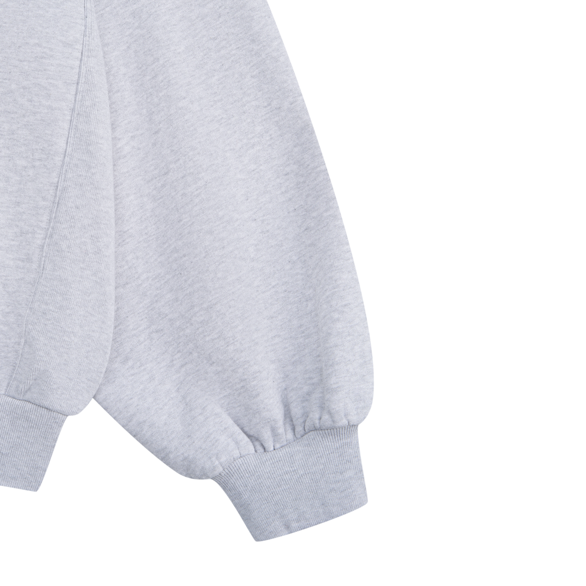 BRUSHED HOODIE WITH CRACKED LOGO - ГОША РУБЧИНСКИЙ