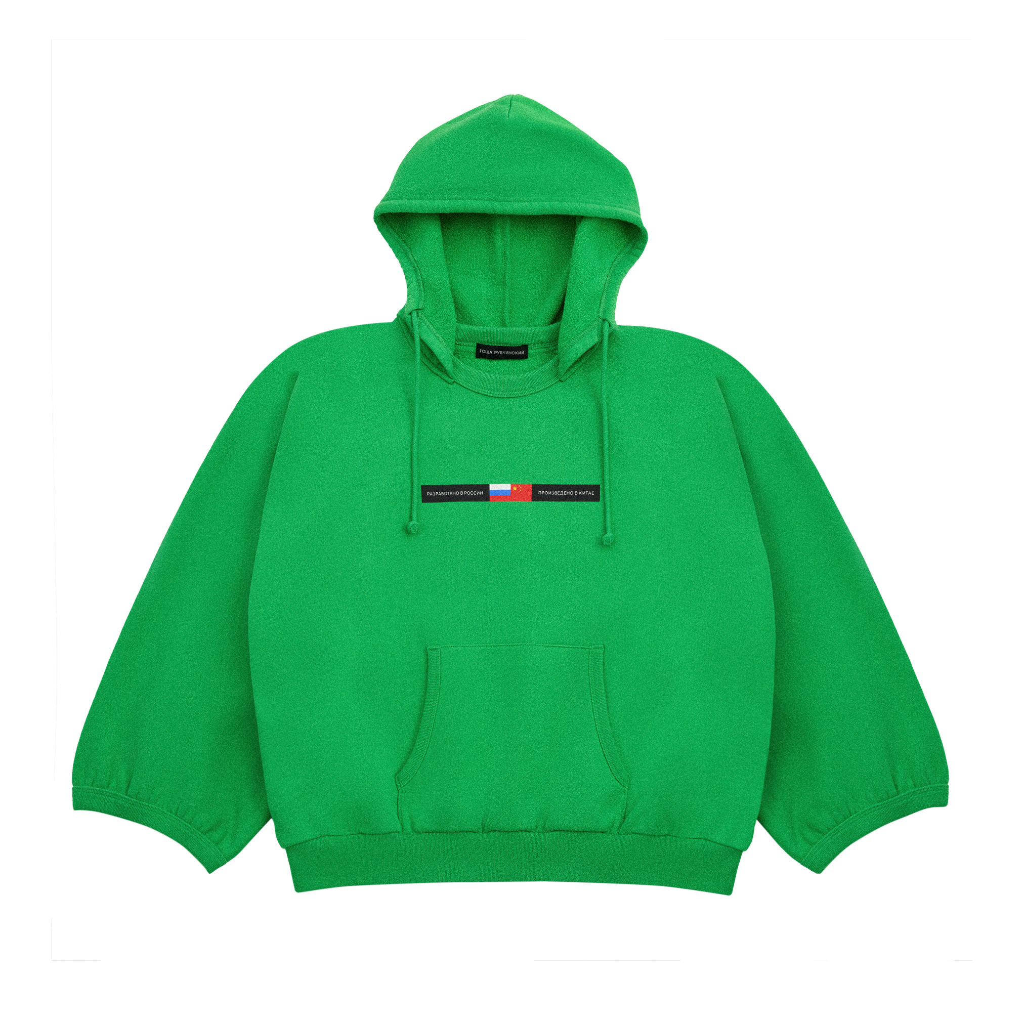BRUSHED SHORT-SLEEVE HOODIE
