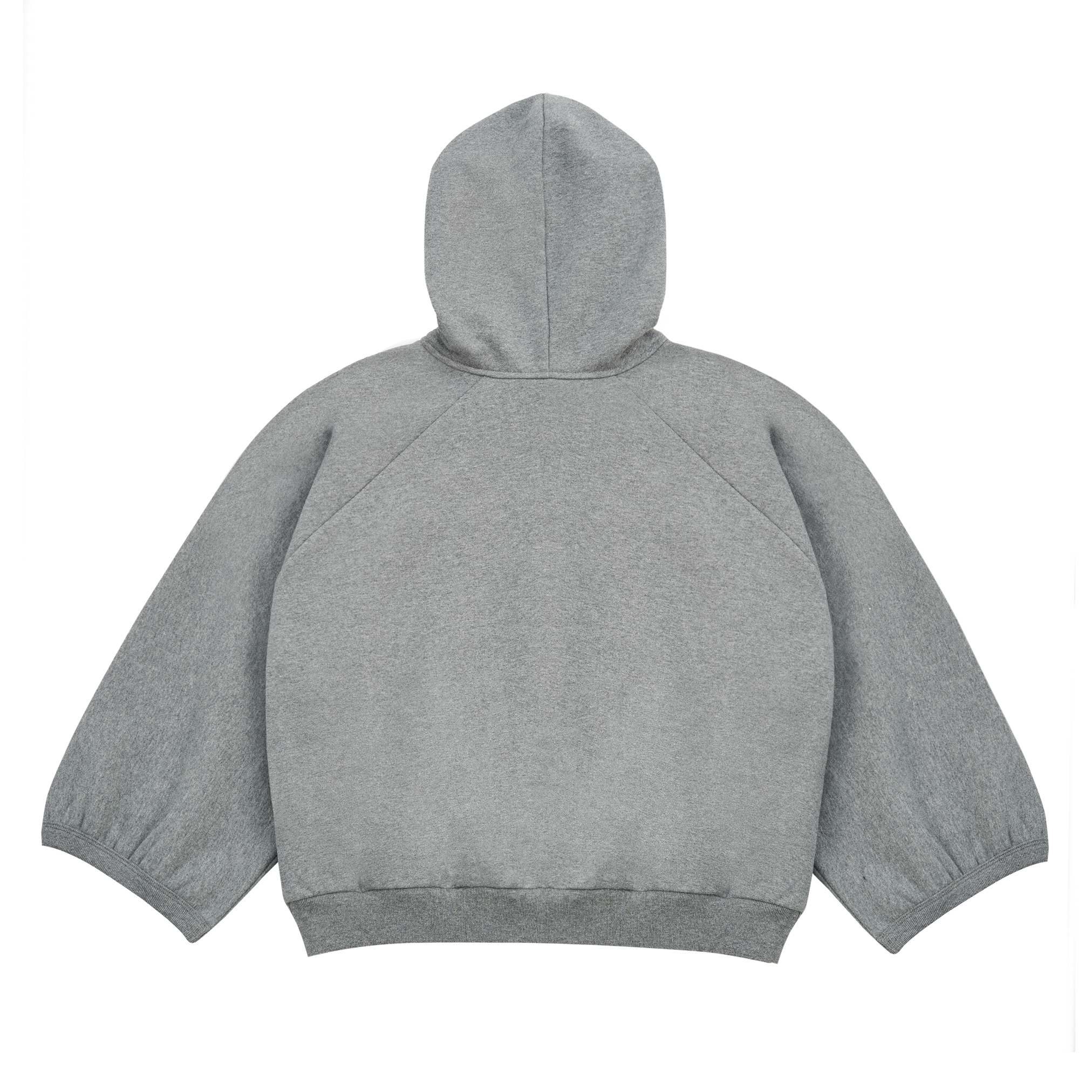 BRUSHED SHORT-SLEEVE HOODIE