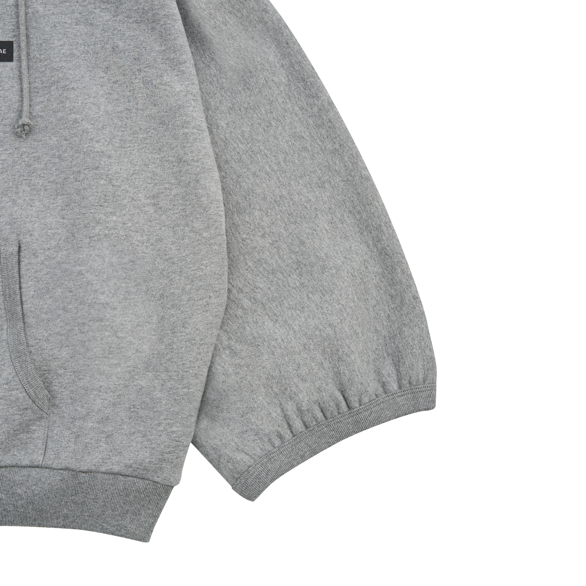 BRUSHED SHORT-SLEEVE HOODIE