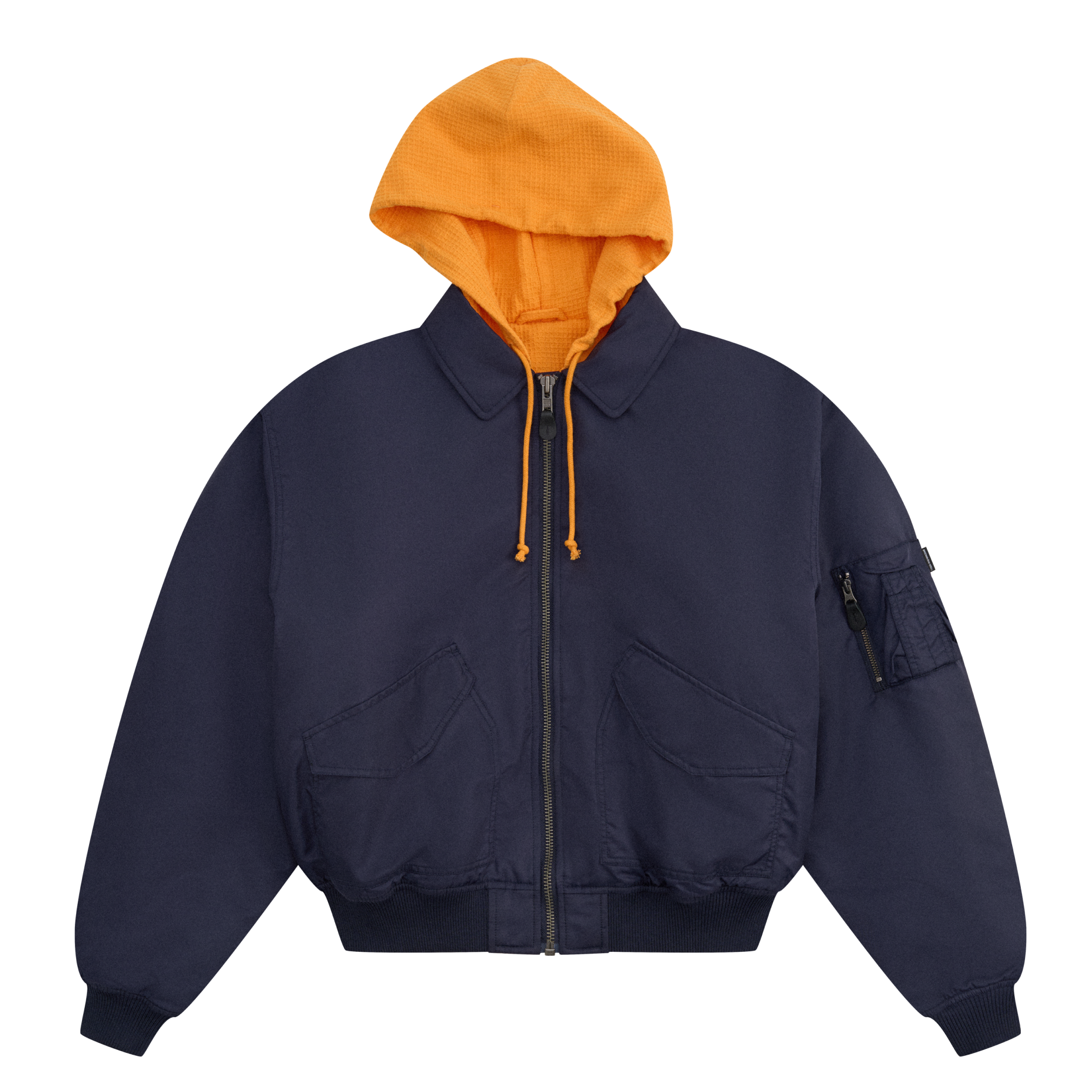 HOODED BOMBER JACKET - ГОША РУБЧИНСКИЙ