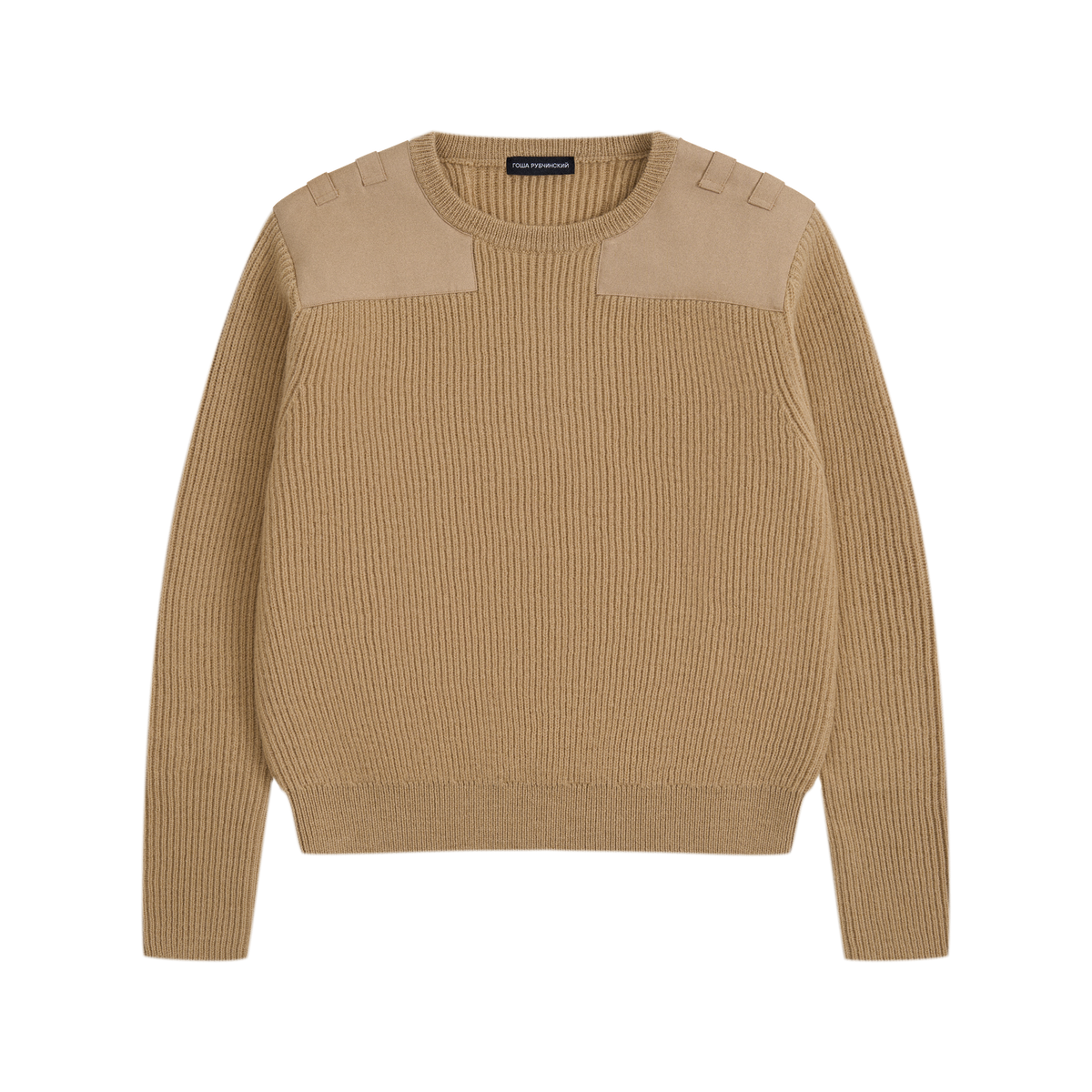BEIGE MILITARY SWEATER GOSHA RUBCHINSKIY – ГОША РУБЧИНСКИЙ