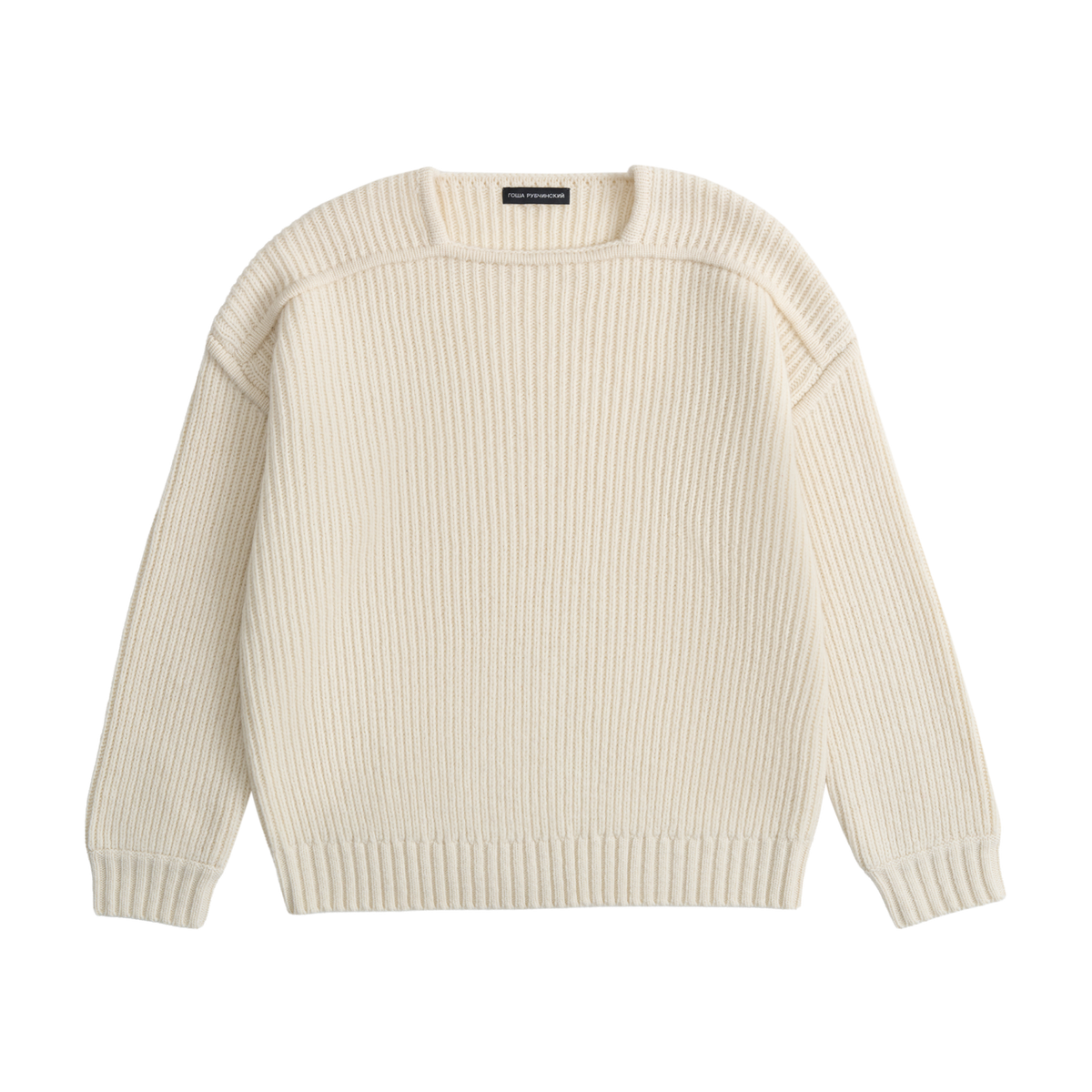 IVORY KNIT SWEATER GOSHA RUBCHINSKIY 