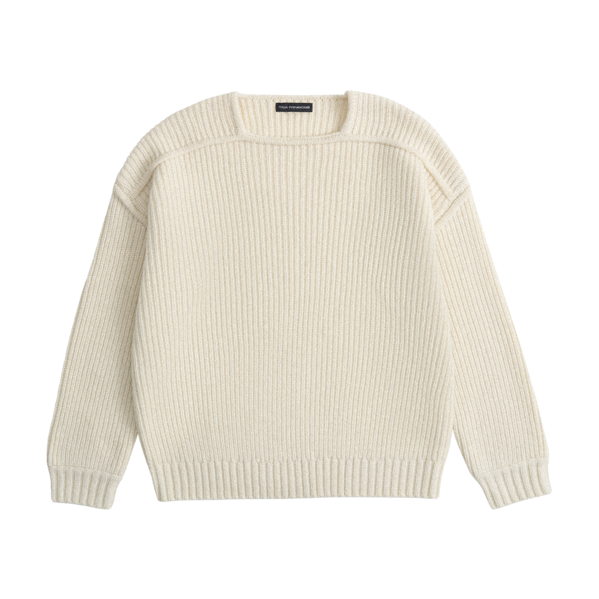 IVORY CHUNKY KNIT SWEATER GOSHA RUBCHINSKIY
