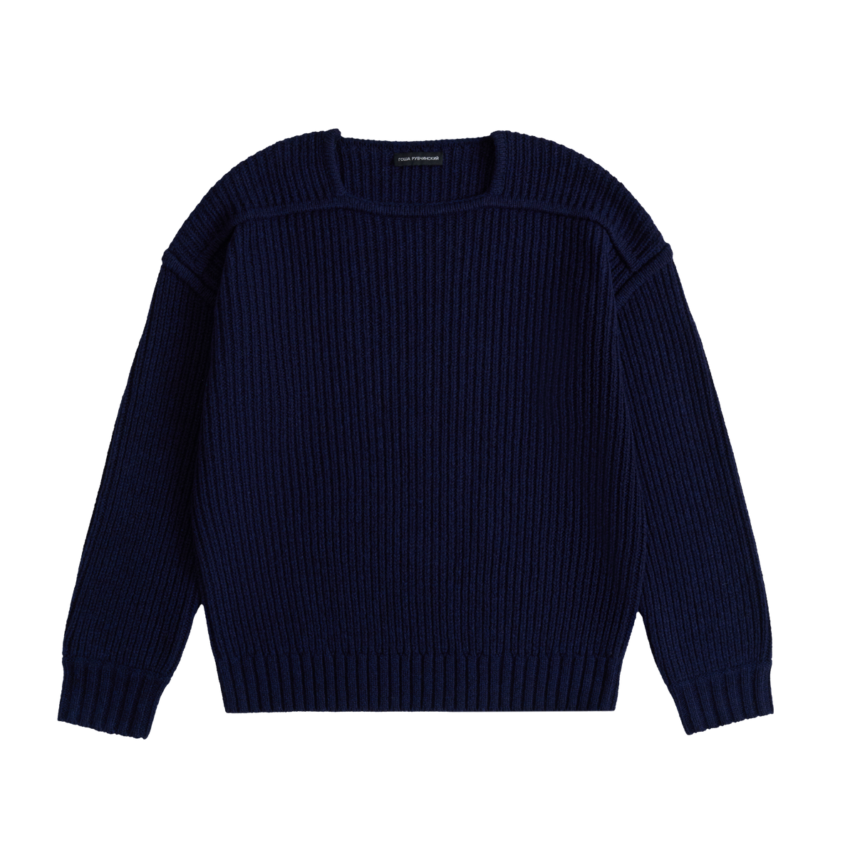 NAVY KNIT SWEATER GOSHA RUBCHINSKIY 
