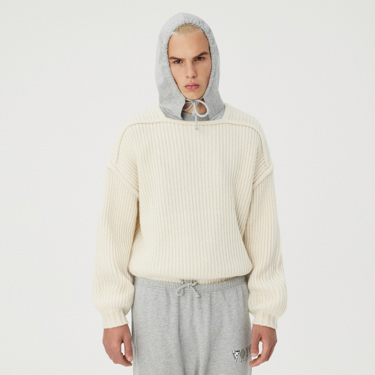 IVORY CHUNKY KNIT SWEATER GOSHA RUBCHINSKIY