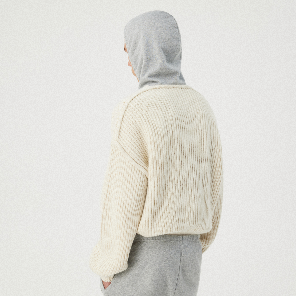 IVORY CHUNKY KNIT SWEATER GOSHA RUBCHINSKIY