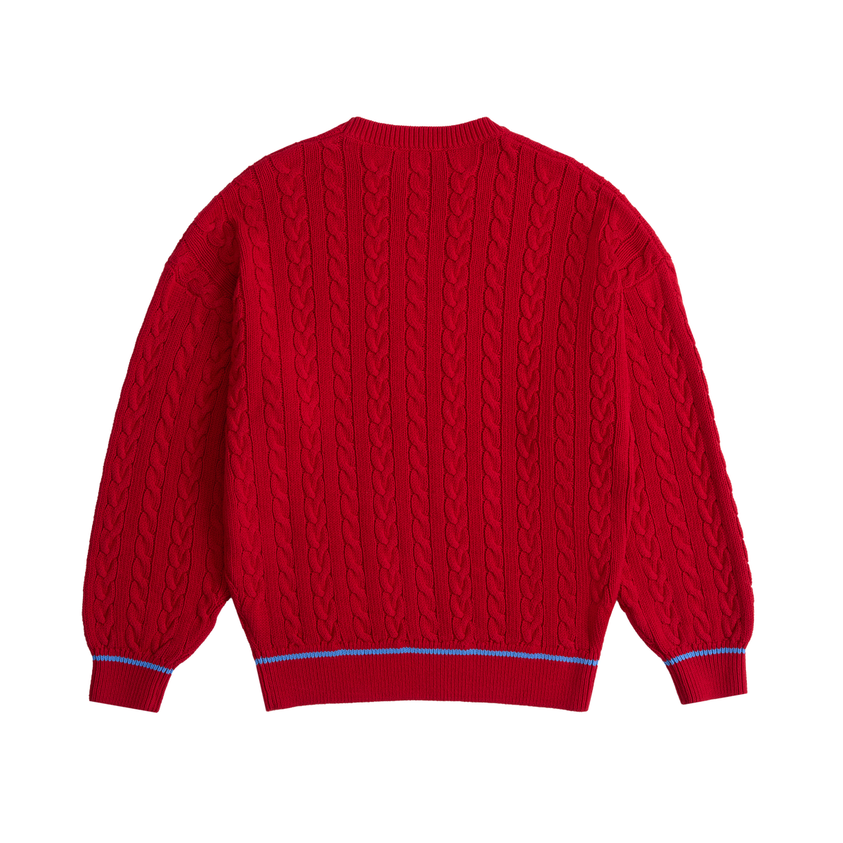 RED KNIT SWEATER GOSHA RUBCHINSKIY 