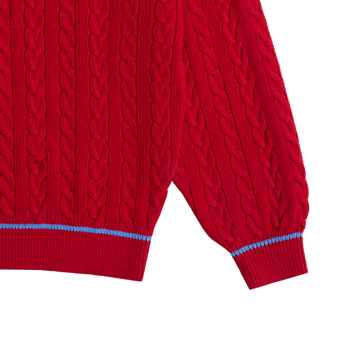 RED KNIT SWEATER GOSHA RUBCHINSKIY