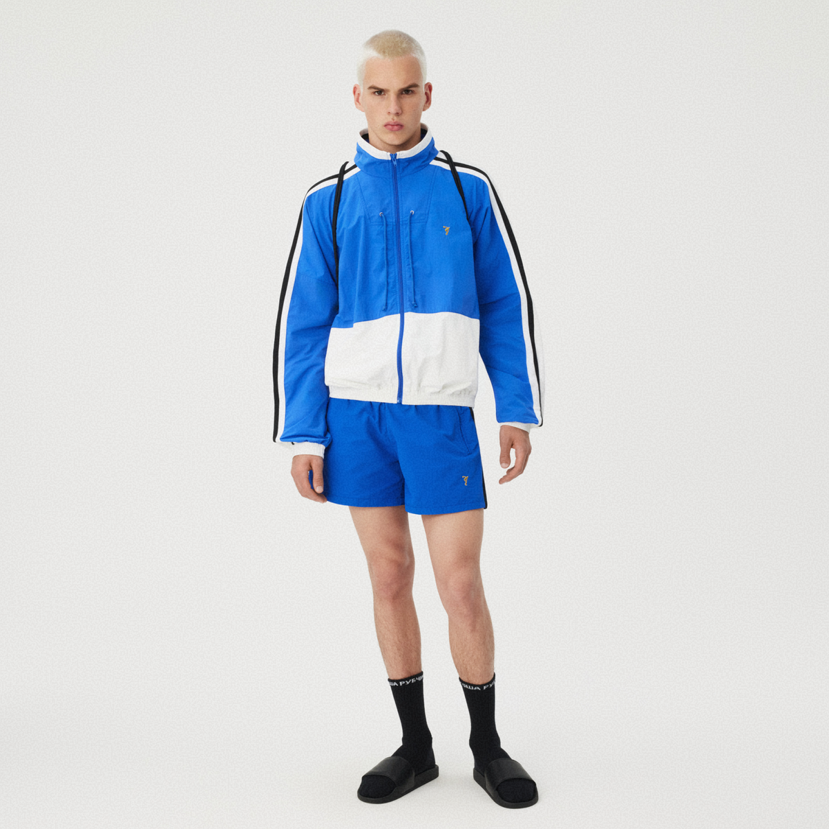 BLUE TRACK SHORTS GOSHA RUBCHINSKIY