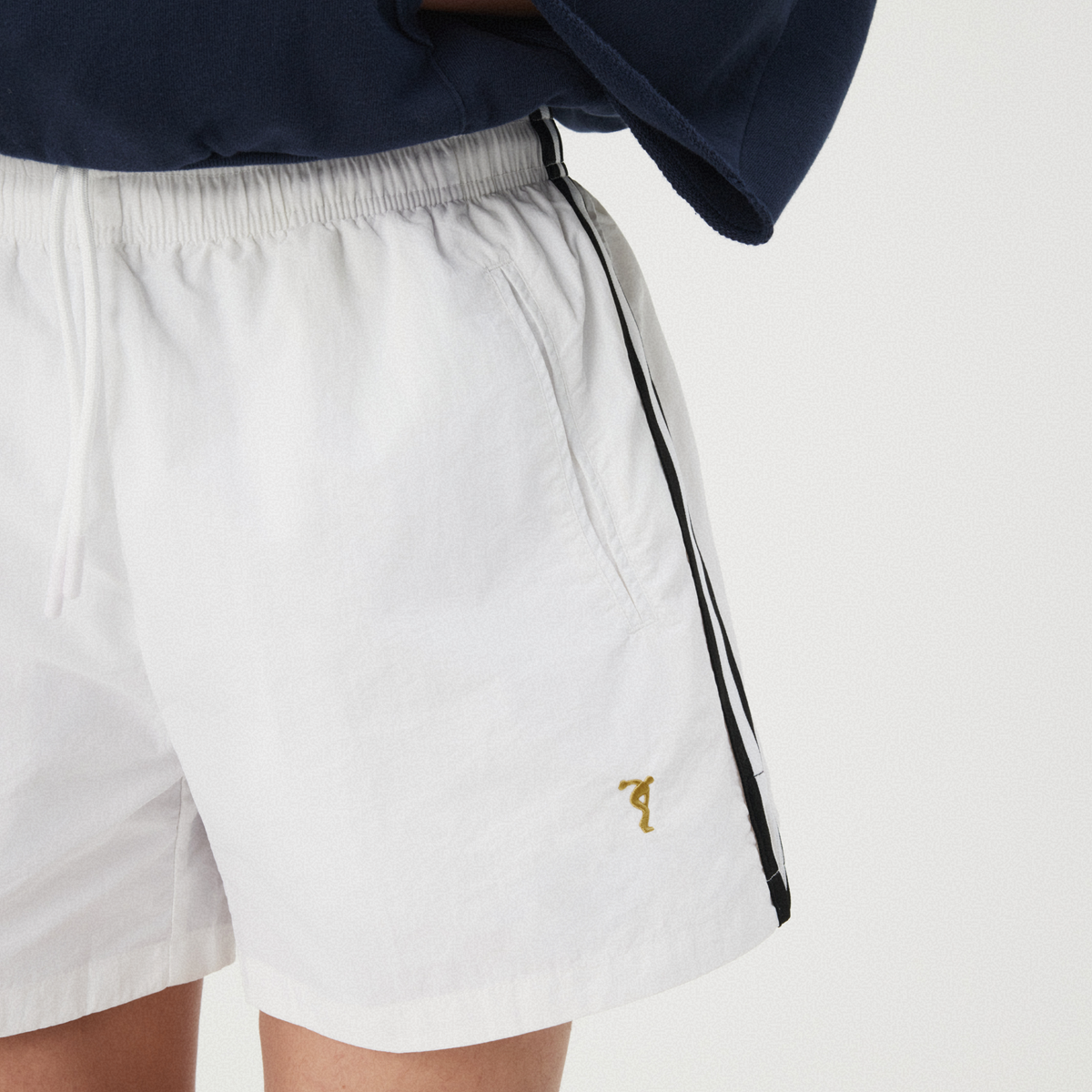 WHITE TRACK SHORTS GOSHA RUBCHINSKIY