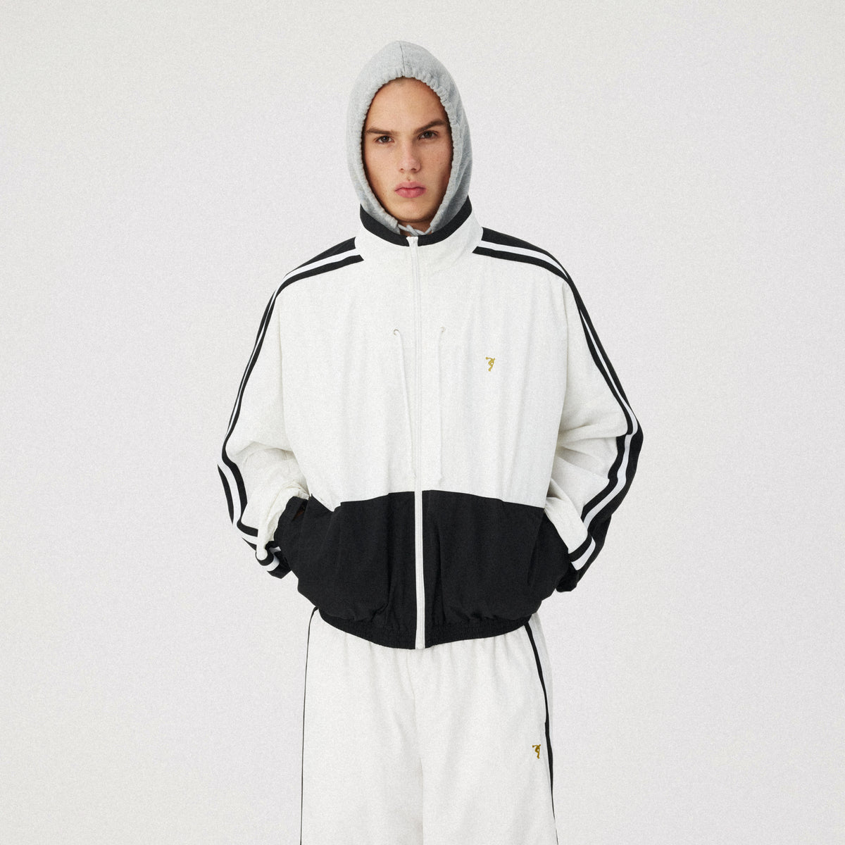 BLACK / WHITE TRACK JACKET GOSHA RUBCHINSKIY