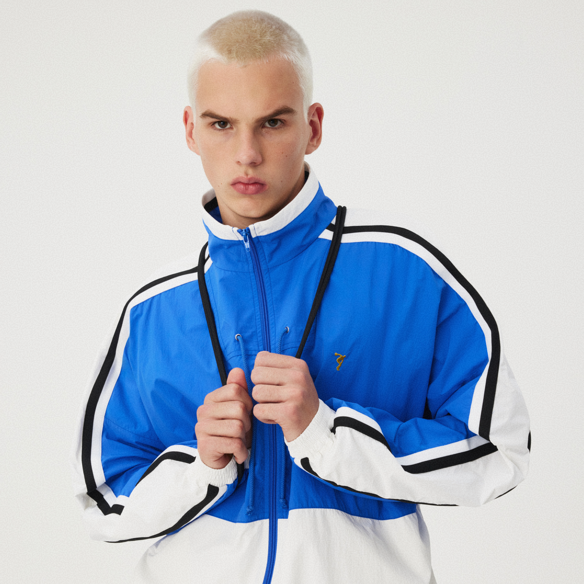 WHITE / BLUE TRACK JACKET GOSHA RUBCHINSKIY