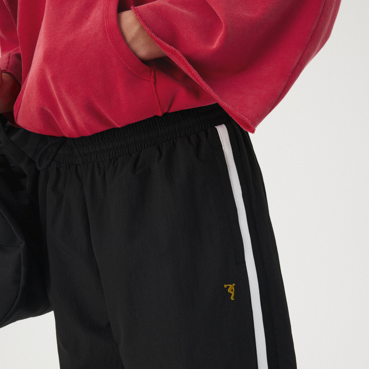 BLACK / WHITE TRACK PANTS GOSHA RUBCHINSKIY