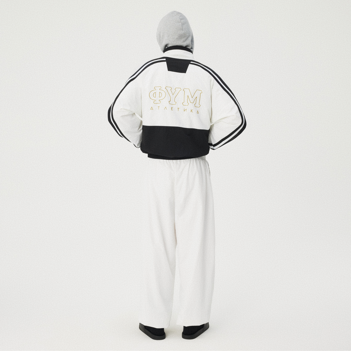 WHITE TRACK PANTS GOSHA RUBCHINSKIY