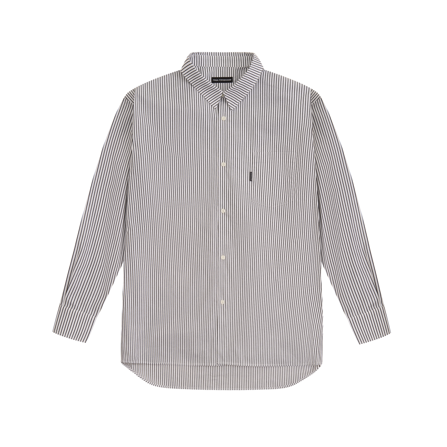 ГОША РУБЧИНСКИЙ – STRIPED COTTON SHIRT GOSHA RUBCHINSKIY