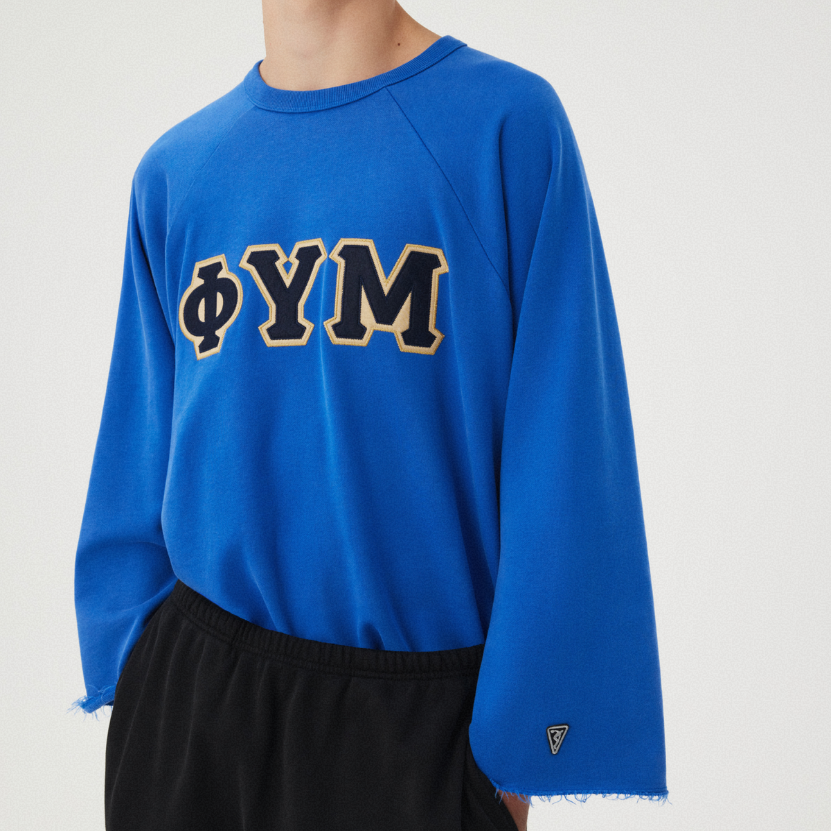 BLUE RAGLAN SWEATSHIRT GOSHA RUBCHINSKIY
