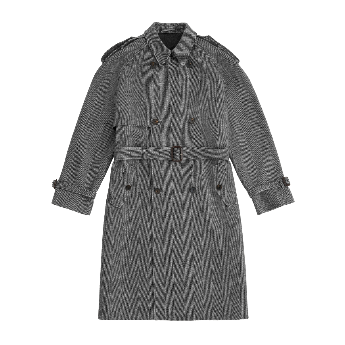 DARK GREY WOOL-BLEND COAT GOSHA RUBCHINSKIY 