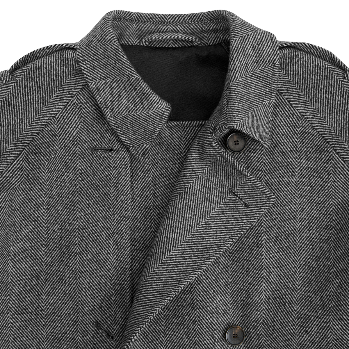 DARK GREY WOOL-BLEND COAT GOSHA RUBCHINSKIY