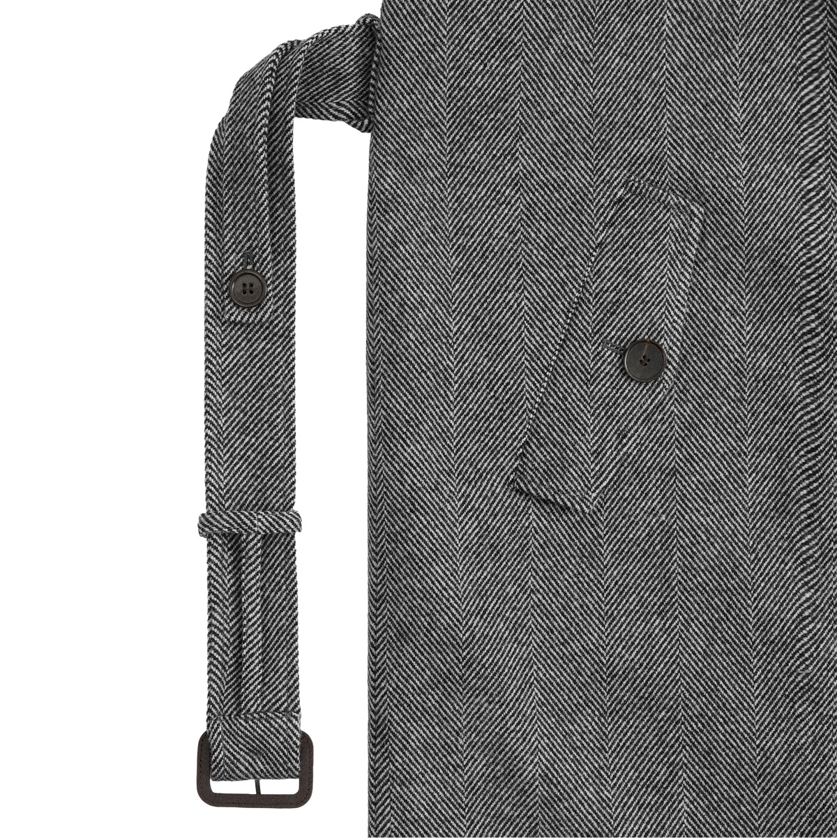 DARK GREY WOOL-BLEND COAT GOSHA RUBCHINSKIY