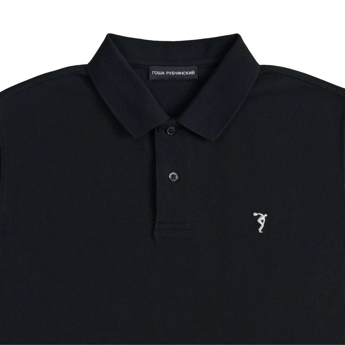 BLACK POLO SHIRT GOSHA RUBCHINSKIY