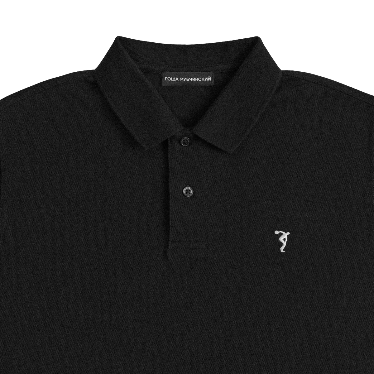 BLACK POLO SHIRT GOSHA RUBCHINSKIY
