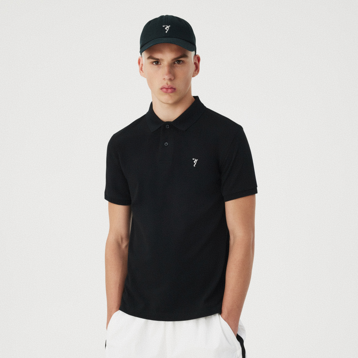 BLACK POLO SHIRT GOSHA RUBCHINSKIY