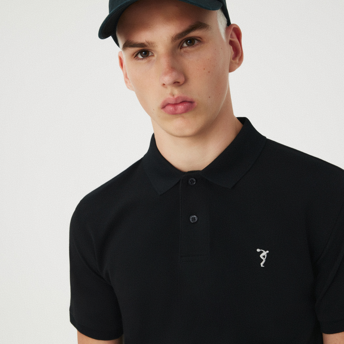 BLACK POLO SHIRT GOSHA RUBCHINSKIY
