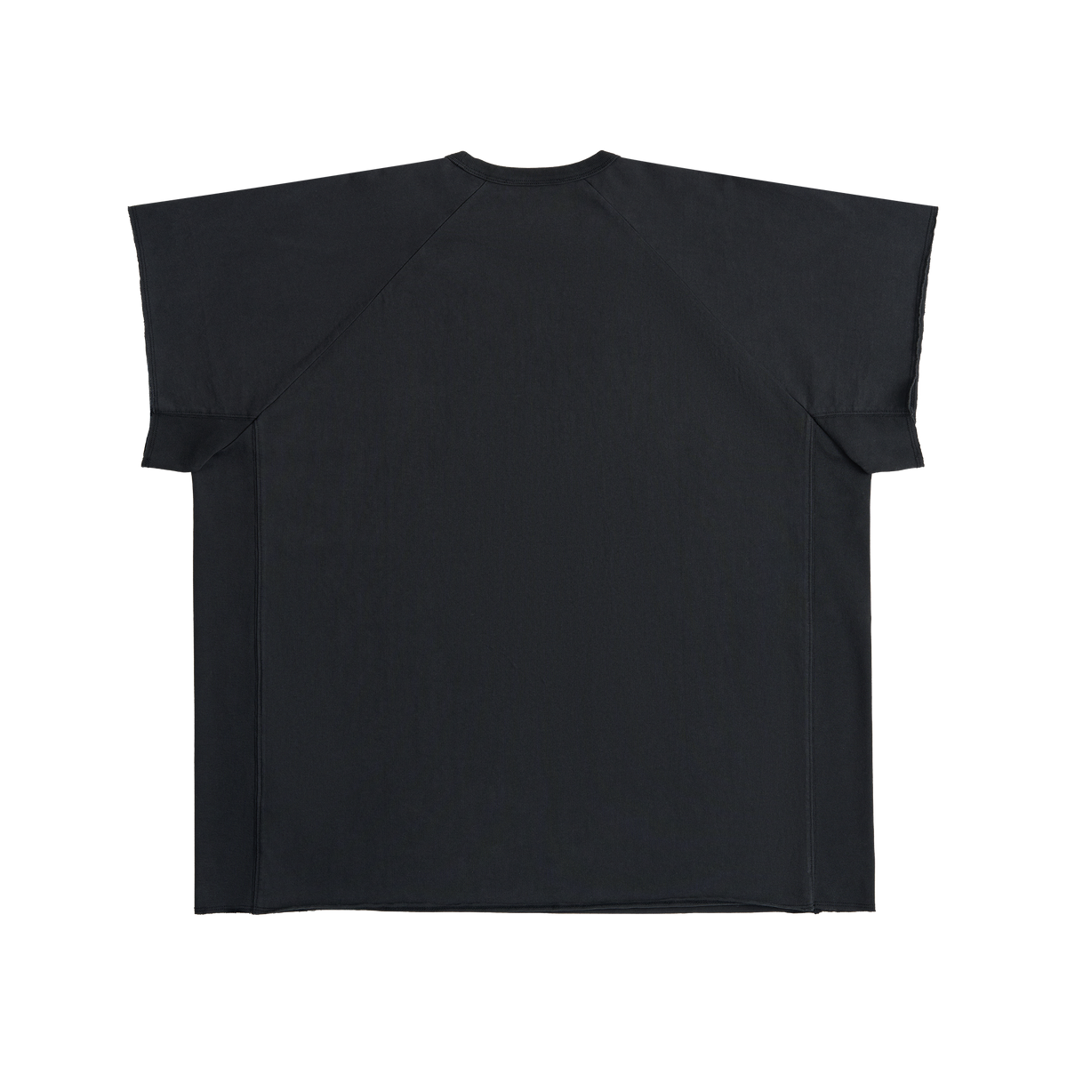 BLACK RAW-EDGE OVERSIZED T-SHIRT GOSHA RUBCHINSKIY 