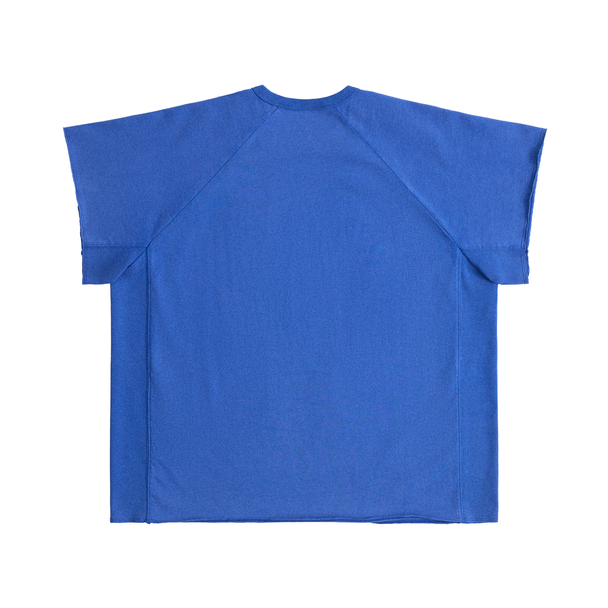 BLUE RAW-EDGE OVERSIZED T-SHIRT GOSHA RUBCHINSKIY 