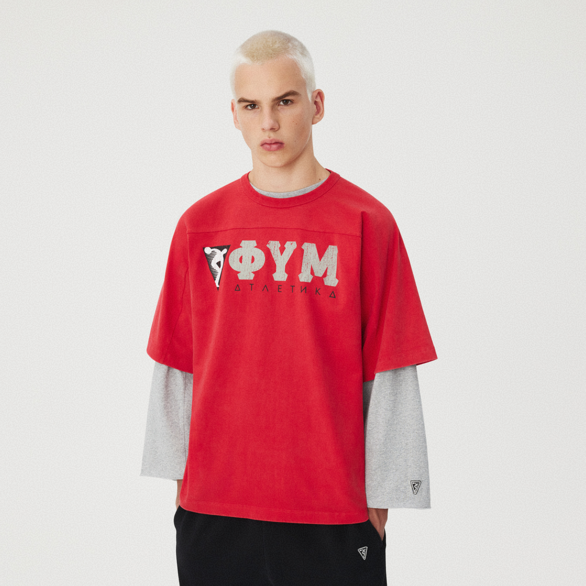 RED OVERSIZED T-SHIRT GOSHA RUBCHINSKIY