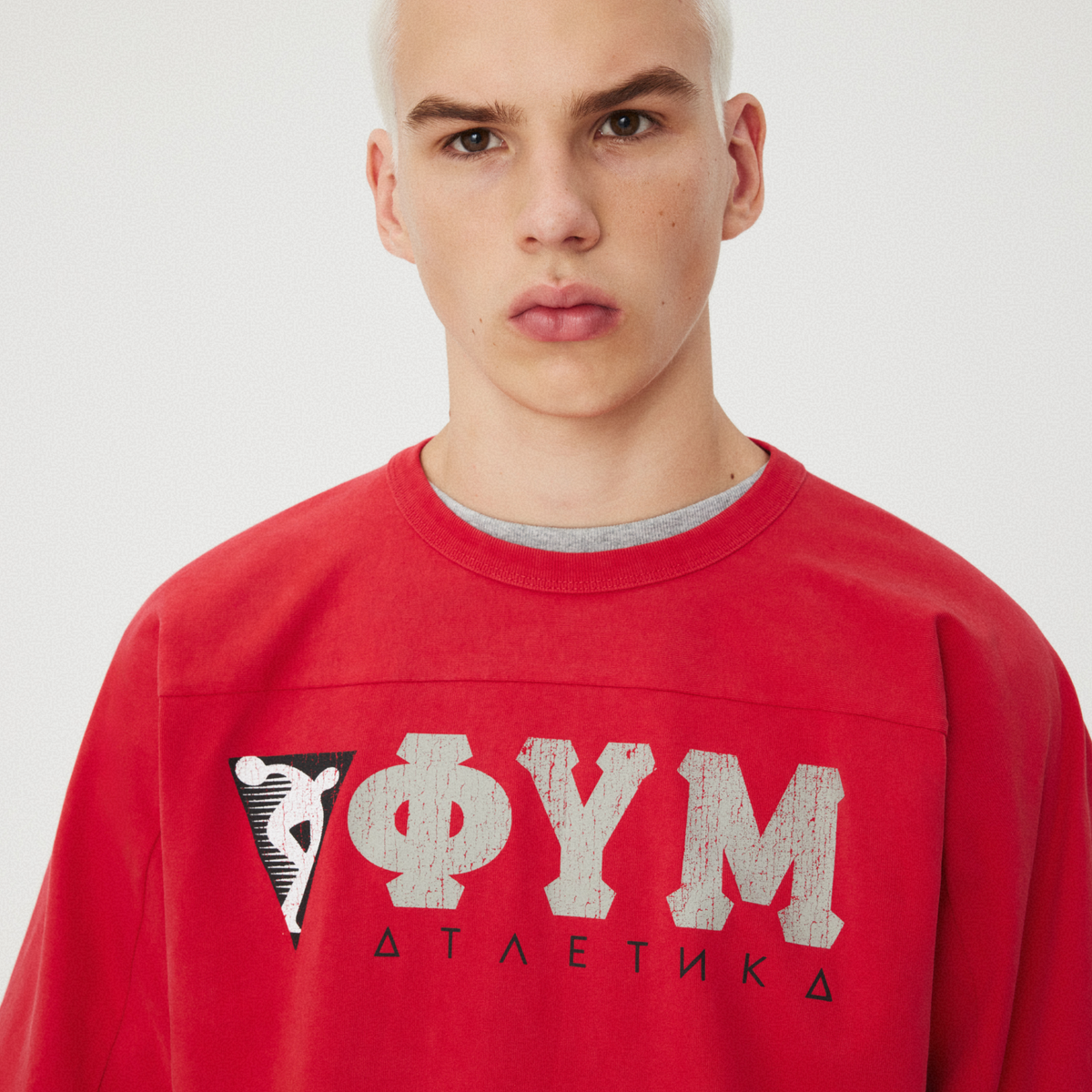 RED OVERSIZED T-SHIRT GOSHA RUBCHINSKIY