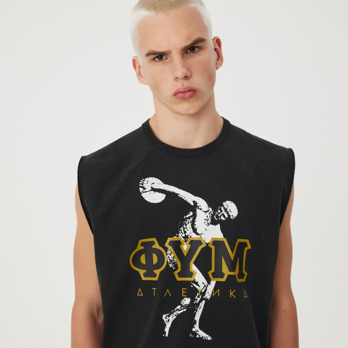 BLACK TANK TOP GOSHA RUBCHINSKIY
