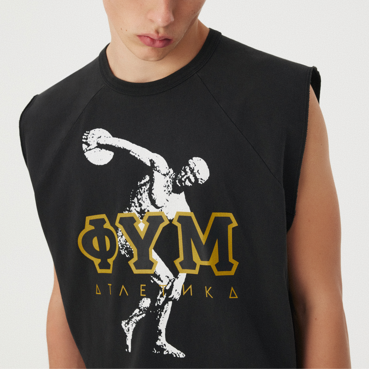 BLACK TANK TOP GOSHA RUBCHINSKIY