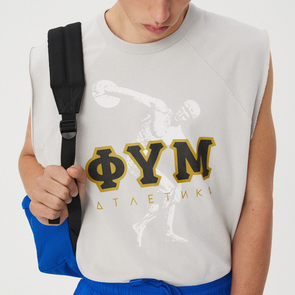 GREY TANK TOP GOSHA RUBCHINSKIY