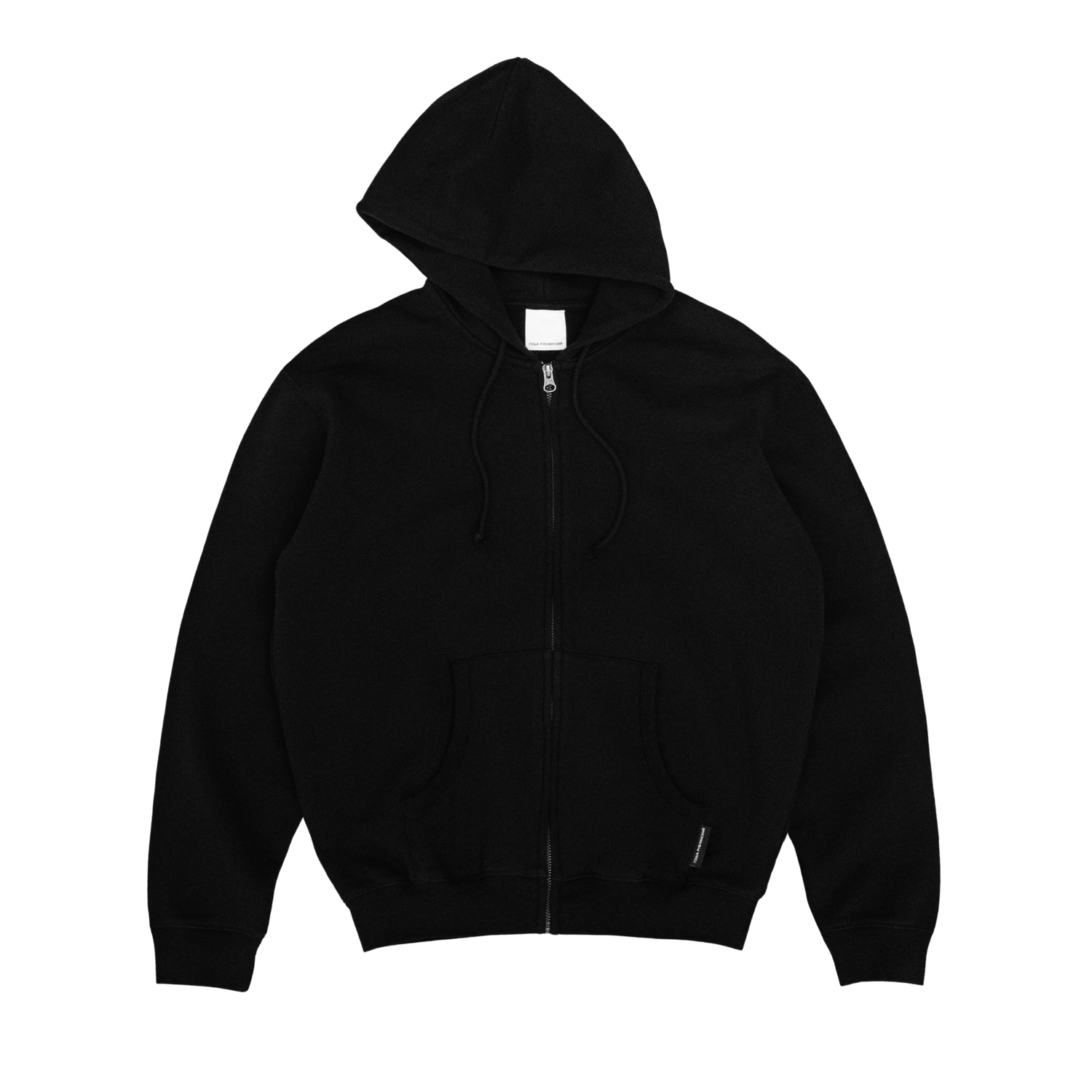 ГОША РУБЧИНСКИЙ – BLACK ZIPPED HOODIE GOSHA RUBCHINSKIY