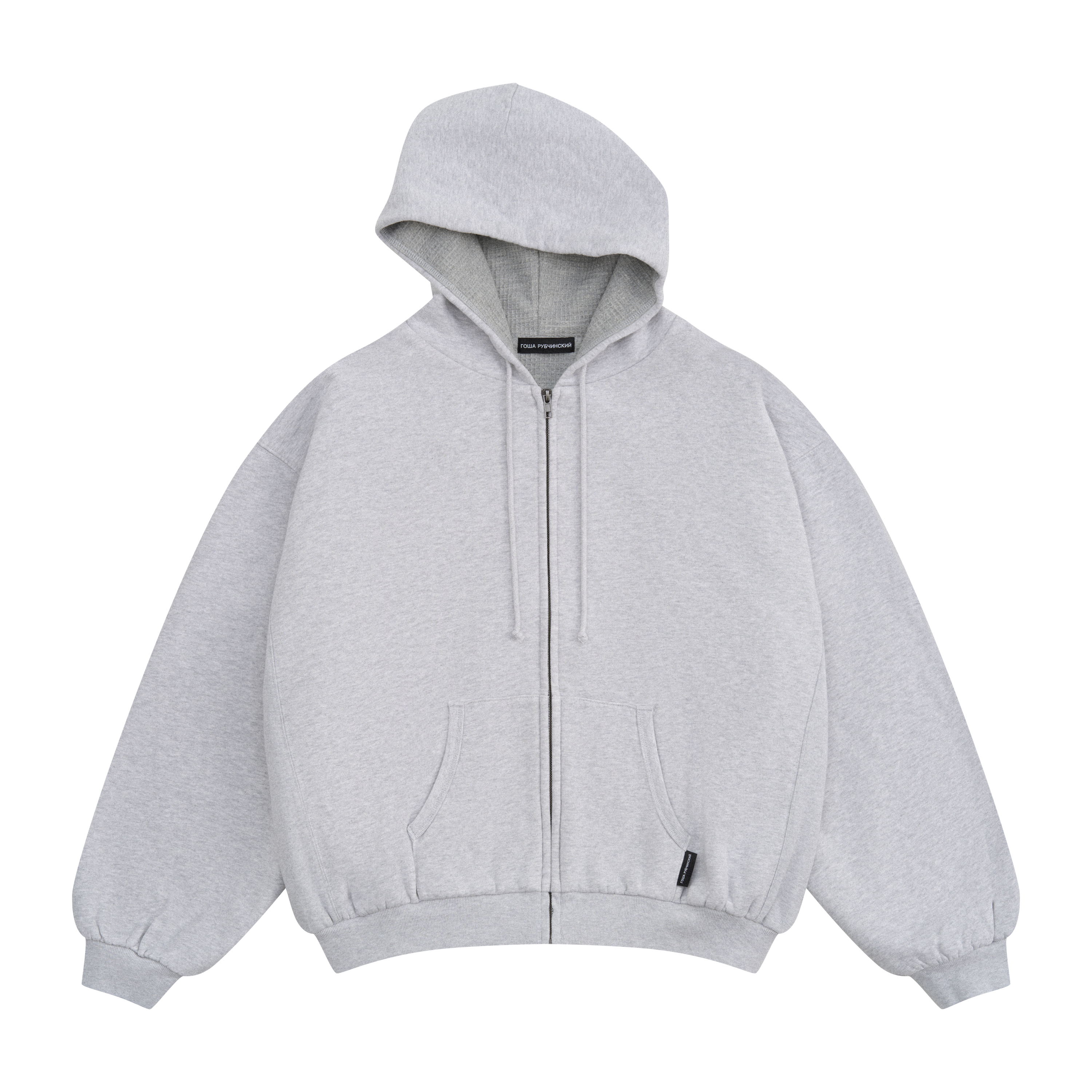 WAFFLE ZIPPED HOODIE - ГОША РУБЧИНСКИЙ